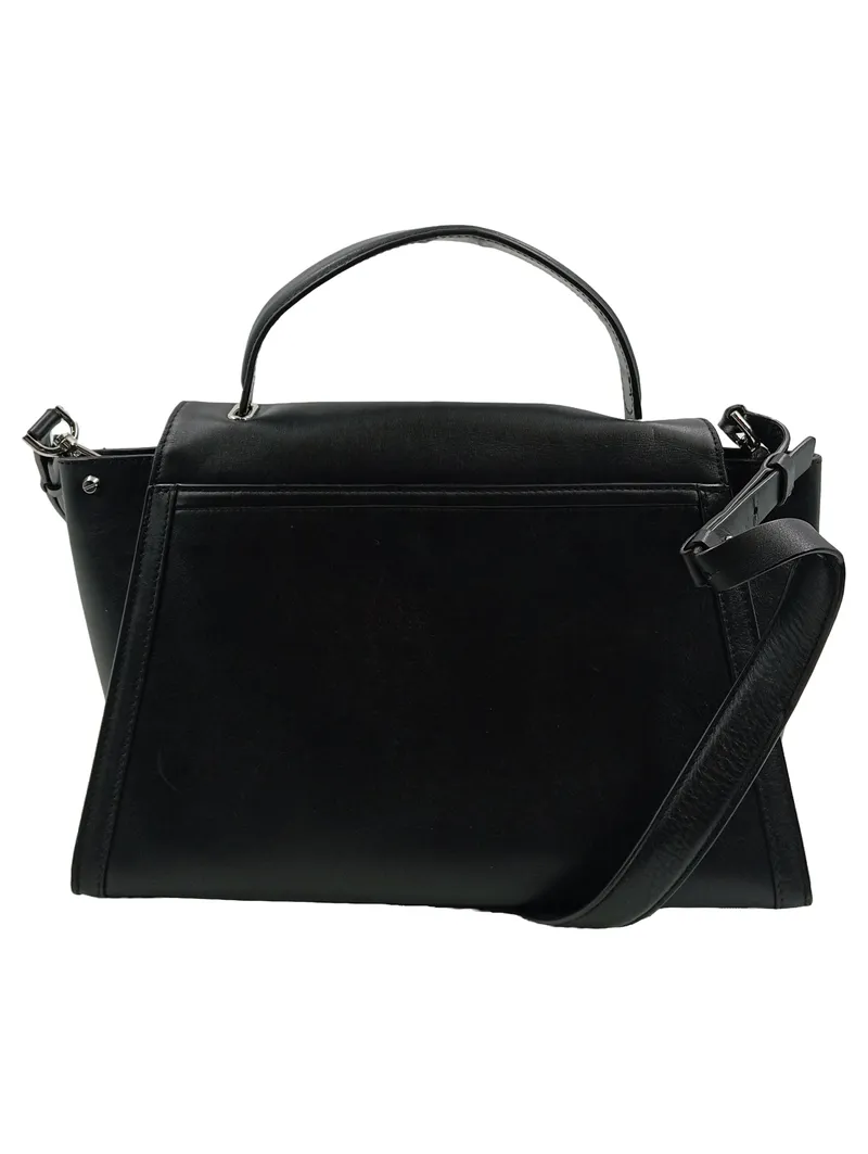 Michael Kors Damen Henkeltasche Leder Schwarz Klassisch 2