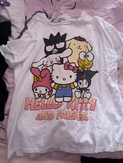 FB SISTER Sanrio Hello Kitty and Friends Fanshirt Damen Gr. XL Weiß Casual