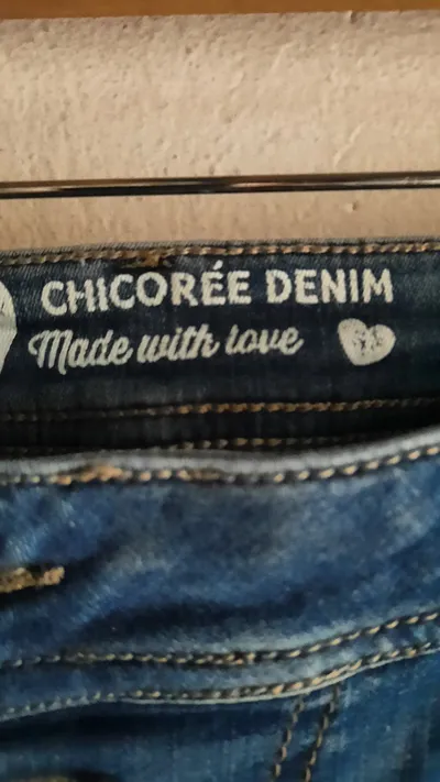 Chicoree Denim Slim Fit Jeans Damen Gr. 40 Blau Stretch Casual