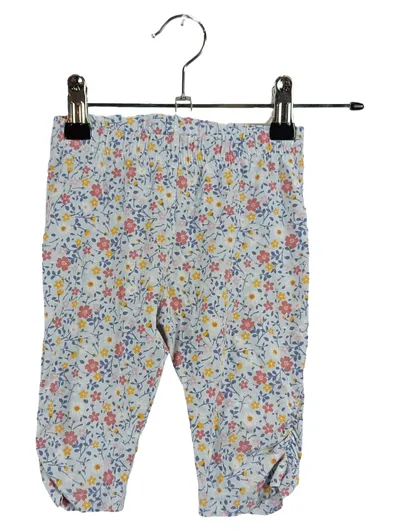 ALANA Kinder Leggings Mädchen Gr. 98 Blumenmuster Hellblau Baumwolle