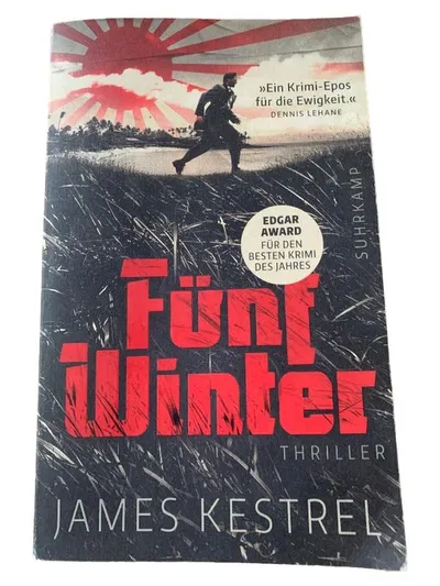 Fünf Winter James Kestrel Thriller Suhrkamp Edgar Award Taschenbuch