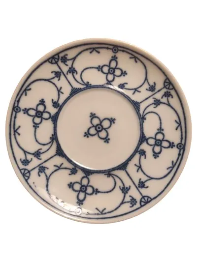 Bareuther Unterteller Indisch Blau Zwiebelmuster Porzellan 14cm