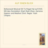 Dil To Pagal Hai DVD Bollywood Liebesfilm Shah Rukh Khan Madhuri Dixit Karisma 2