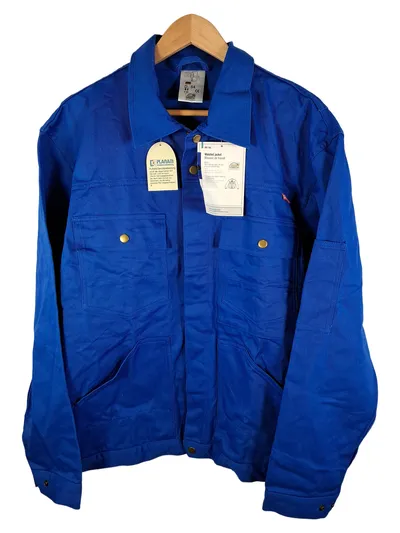 PLANAM Arbeitsjacke Herren Blau Gr. 54 BW 345 100% Baumwolle Berufskleidung