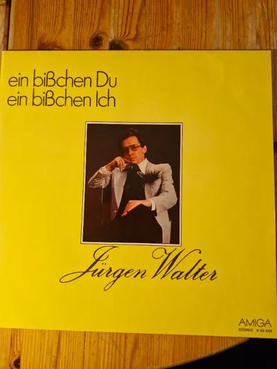 Jürgen Walter ein bißchen Du ein bißchen Ich Vinyl LP Amiga Schlager