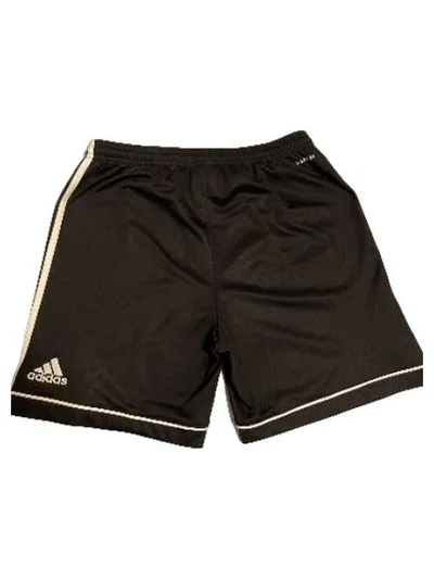 Adidas Sport Shorts Kinder Gr. 176 Schwarz Weiß Streifen Fußball