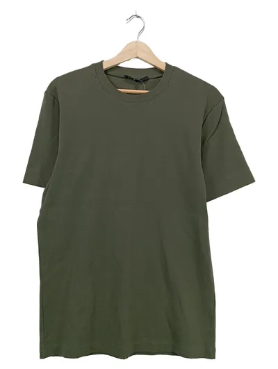DRYKORN Herren T-Shirt Gr. M Oliv Rippstrick Basic Kurzarm
