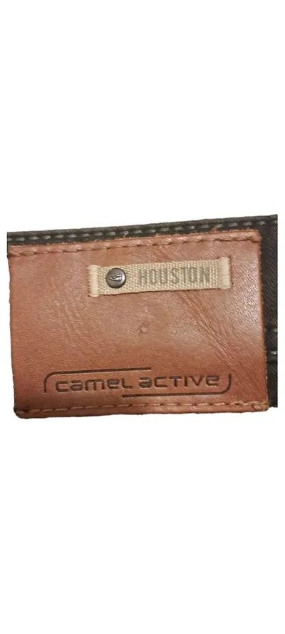 camel active Houston Herren Jeans Hose Grau W34 Straight Fit Baumwolle