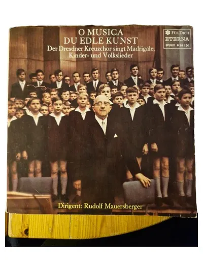 Eterna Vinyl O Musica Du Edle Kunst Dresdner Kreuzchor Rudolf Mauersberger