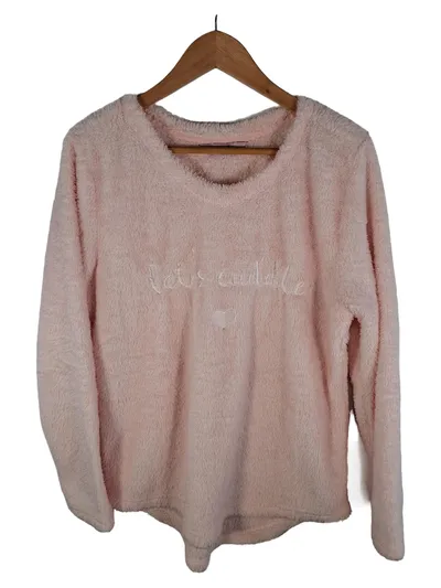 Hunkemöller Damen Pullover let's cuddle Rosa Gr. 40, L