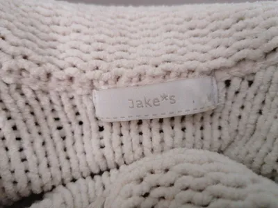 JAKE*S Damen Pullover Rollkragen Oversize Strick Beige Gr. M