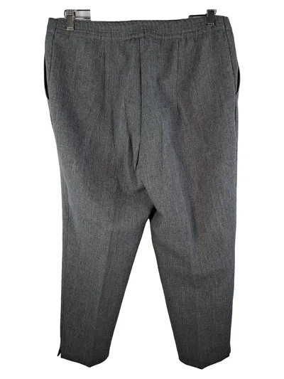 Adelina Stoffhose Damen Gr. 46 Grau Meliert Business