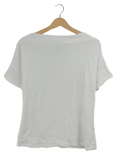 Fresh Lemons Damen T-Shirt Weiß Gr. 36 S Casual Kurzarm