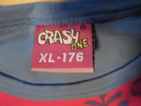CRASH ONE T-Shirt Mädchen Gr. 176 Pink Bunt Grafik Print Peace 4