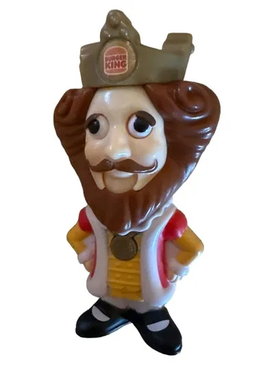 Burger King Figur Spielzeug König King Mehrfarbig 8 cm