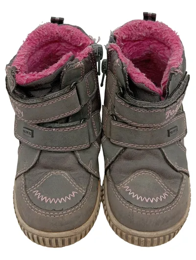 My Teddy Kinder Schneestiefel Mädchen Gr. 24 Grau Winter warm gefüttert