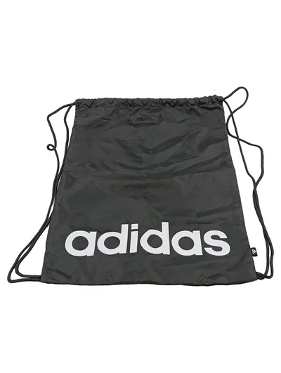 adidas Turnbeutel Sportbeutel Gymsack Schwarz Logo 37x47 cm