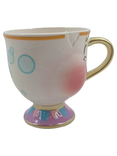 Disney Die Schöne und das Biest Tasse Madame Pottine Becher Porzellan Weiß