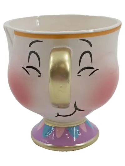 Disney Die Schöne und das Biest Tasse Madame Pottine Becher Porzellan Weiß