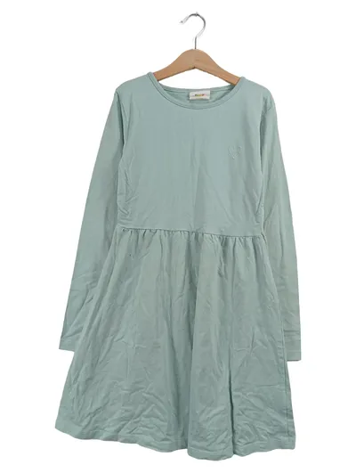 Famy Freizeitkleid Langarm Grün Gr. 146 Baumwolle Casual