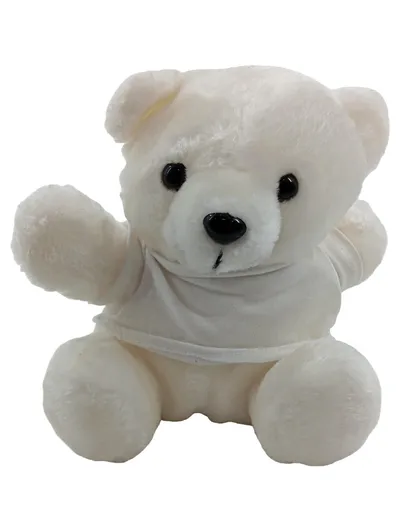 Plüschtier Eisbär Weiß mit T-Shirt Kuscheltier 25cm TheMagicTouch