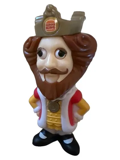 Burger King Figur König Spielzeug Sammelfigur 8 cm Mehrfarbig