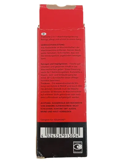 Jack Wolfskin Apparel Clean & Proof 2-in-1 Waschimprägnierung 250ml