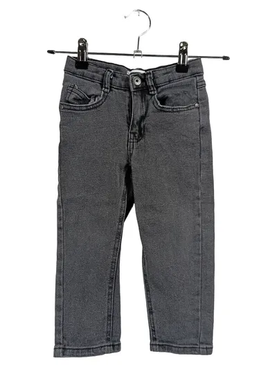 Lily & Dan Kinder Jeans Regular Fit Grau Gr. 98 Baumwolle