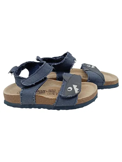 Walkx Kids Sandalen Haifisch Motiv Kinder Gr. 25 Blau Klettverschluss