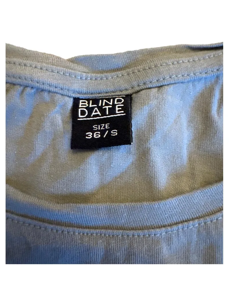 Blind Date Damen T-Shirt Grün Gr. 36 S Casual Print On The Good 2