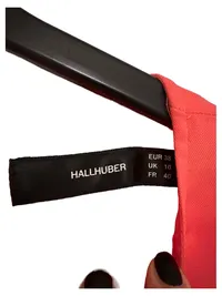 Hallhuber Damen Cocktailkleid Orange Gr. 38 Cut-Outs Elegant 2