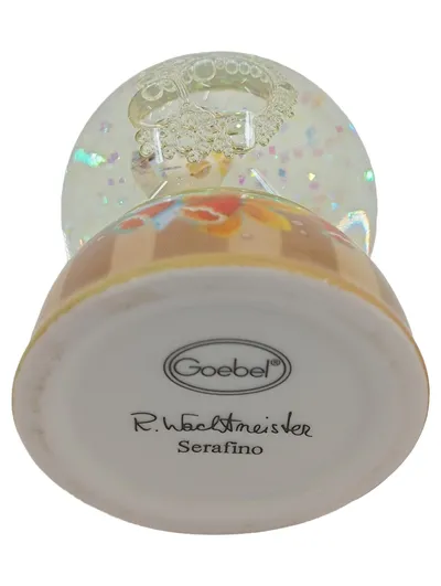 Goebel Schneekugel Katze Serafino R. Wachtmeister Mehrfarbig 6 cm