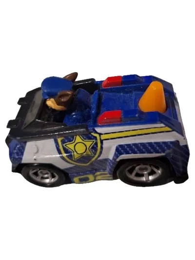 Hot Wheels Chase Polizeiauto Metall Spielzeugauto Blau 7.5 cm