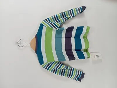 JAKO-O Langarmshirt Kinder Gr. 92, 98 Mehrfarbig Gestreift Baumwolle Casual