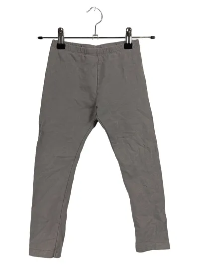ALANA Mädchen Leggings Gr. 110 Grau Basic Baumwolle Kinder
