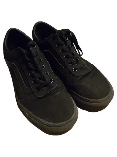 Vans Old Skool Sneaker Low Damen Schwarz Gr. 38 Schnürschuhe Streetwear