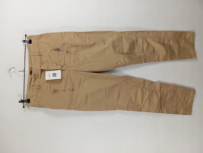 Dondup Damen Stoffhose Gr. 40 W31 Beige Casual Baumwolle