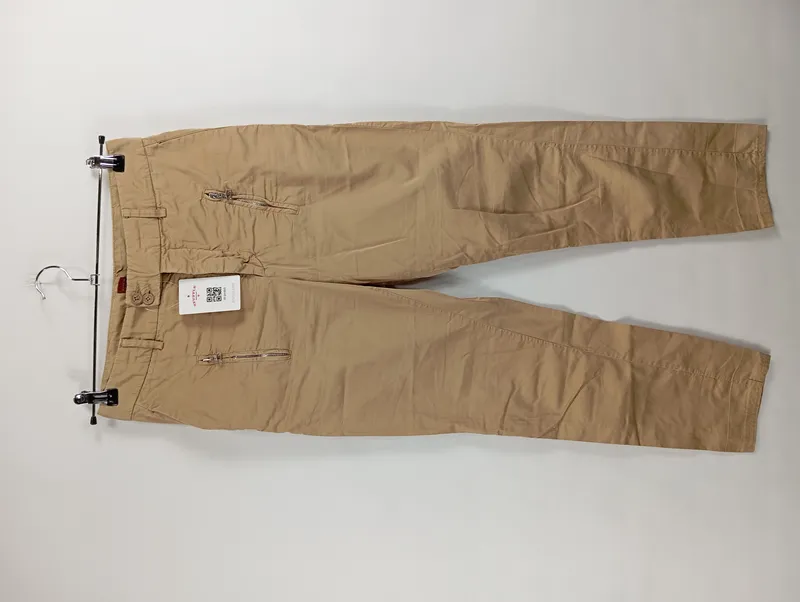 Dondup Damen Stoffhose Gr. 40 W31 Beige Casual Baumwolle 2