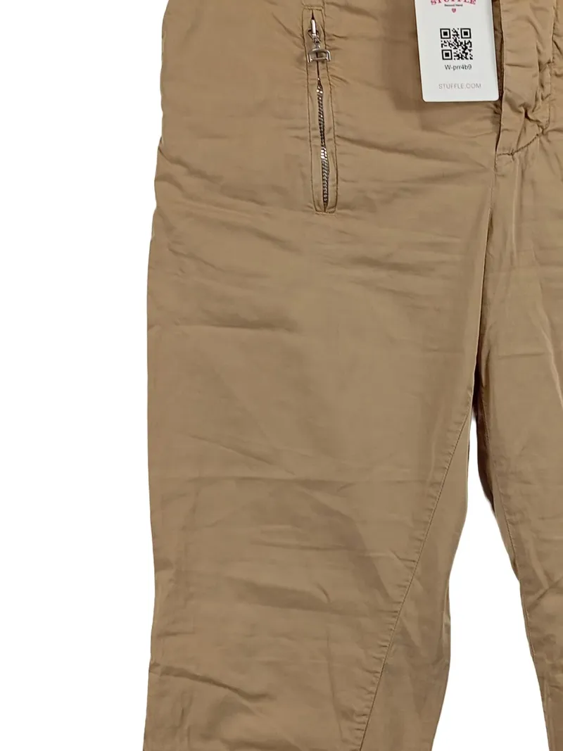 Dondup Damen Stoffhose Gr. 40 W31 Beige Casual Baumwolle 4