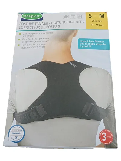 sensiplast Haltungstrainer Schulter Bandage Geradehalter Schwarz Gr. S-M