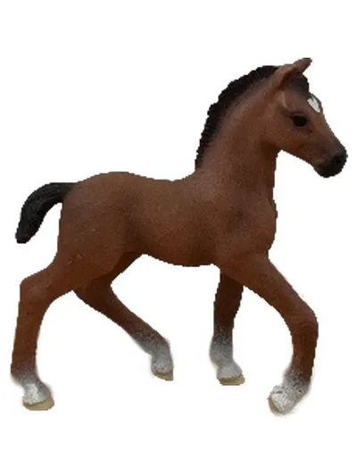 Schleich Fohlen Brauner Hengst Pferd Spielfigur Horse Club Tierfigur
