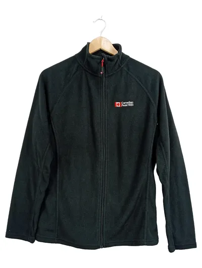 Canadian Peak Fleecejacke Damen Gr. L 40 Schwarz Outdoor