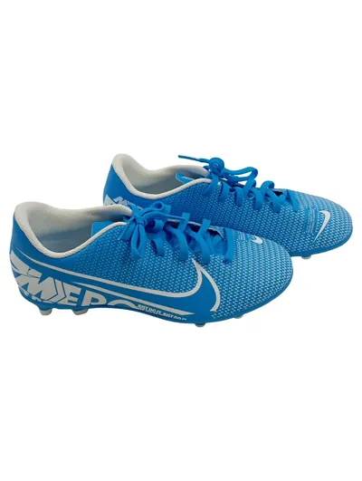 Nike Mercurial Vapor Fussballschuhe Kinder Gr. 38.5 Blau FG Nocken