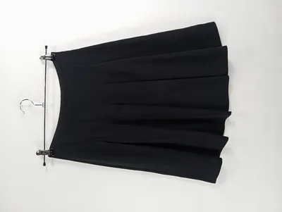 Minx Faltenrock Damen Schwarz Gr. 36 Midirock Klassisch