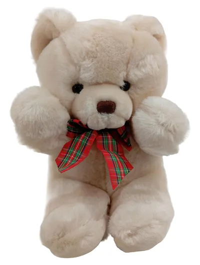 Sunkid Teddybär Plüschtier Kuscheltier Beige mit Schleife 25cm