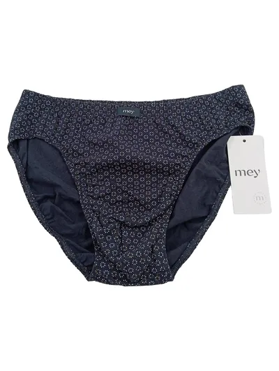 Mey Herren Slip Unterhose Blau Florales Muster Gr. S-M Neu