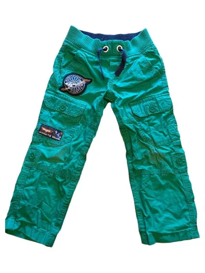 C&A Kinder Cargohose Disney Planes Grün Gr. 98 Baumwolle