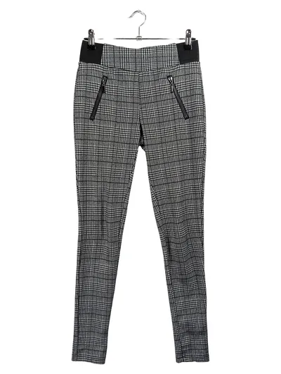 Blind Date Damen Stoffhose Kariert Grau Gr. 34 W26 XS Business Stretch