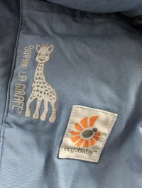 Ergobaby Omni 360 Babytrage Sophie la Girafe Edition Baumwolle Blau 3