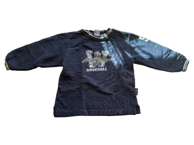 Salt & Pepper Sweatshirt Kinder Blau Gr. 104, 110 Langarmshirt Baseball